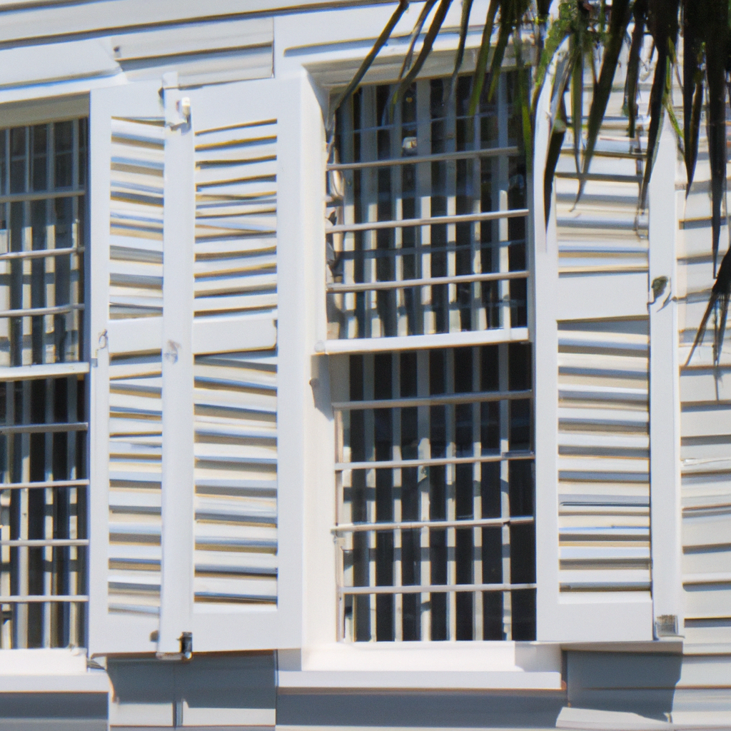 Exterior plantation shutters